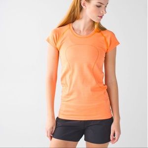 Lululemon Orange Swiftly Tech (regular length)
